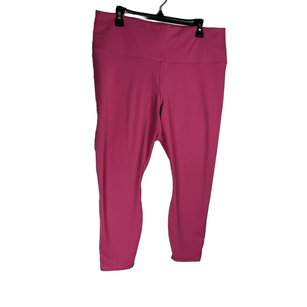 Fabletics 1X XXL Powerhold Leggings Crisscross Pink